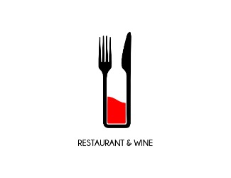 Projektowanie logo dla firmy, konkurs graficzny restaurant & wine